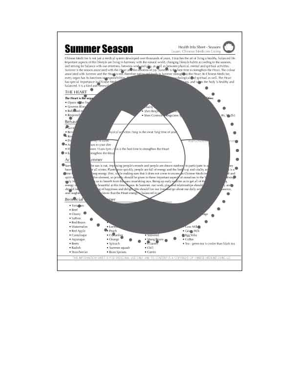 Summer In Chinese Medicine : Learn Chinese Medicine Living