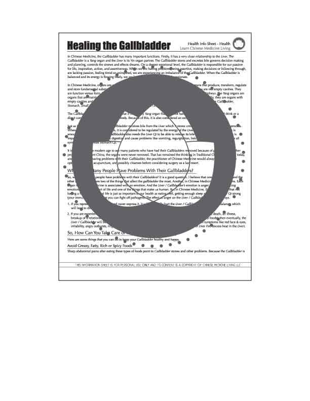Healing The Gallbladder In Chinese Medicine