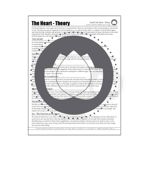 The Heart Theory In Chinese Medicine | Learn Chinese Medicine Living | Learn Chinese Medicine Living